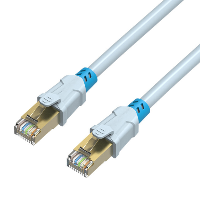 RoHS 30awg 4 Pair Indoor Cat6 Rj45 Network Patch Cord Bare Copper Conductor