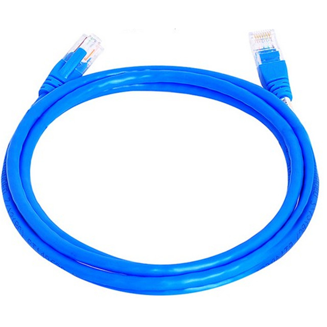 golden Sleeved 1m Utp Category 6 Network Patch Cord  Double Shielding
