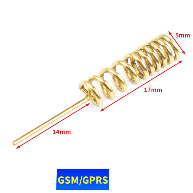 Coil Spring Copper Internal Helical LoRa GSM GPRS Helical Wire Antenna For PCB