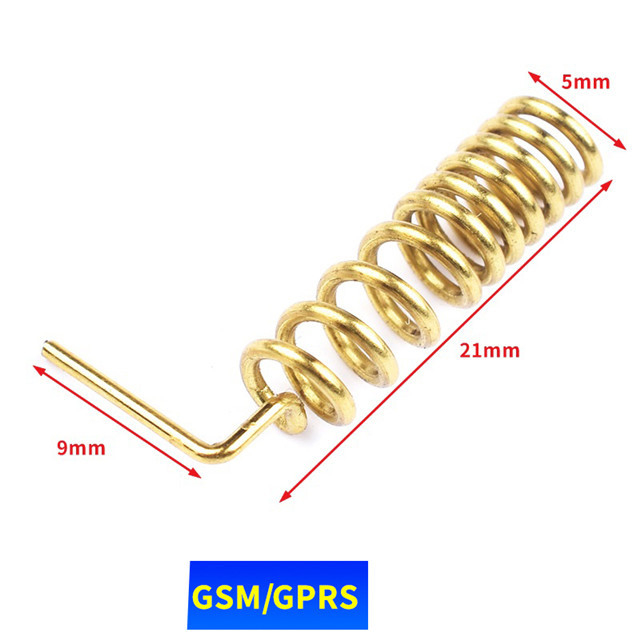 Coil Spring Copper Internal Helical LoRa GSM GPRS Helical Wire Antenna For PCB