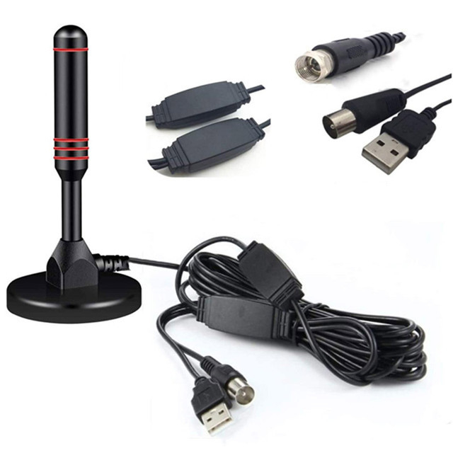 DTMB ATSC PCI USB Tuner High Gain Indoor TV Antenna With Magnetic Base