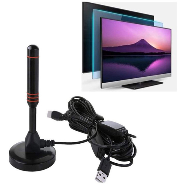 DTMB ATSC PCI USB Tuner High Gain Indoor TV Antenna With Magnetic Base