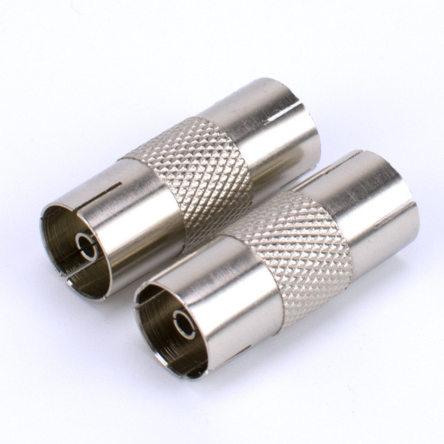 7.5mm  CCTV TV 75-5 Cable F Type Female To Female Coax  Connector supplier