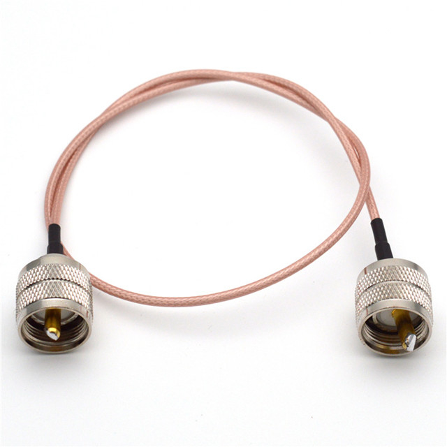 Connector Cable SL16-JJ UHF-JJ Male To Male RG174 50CM RF Cable Assemblies