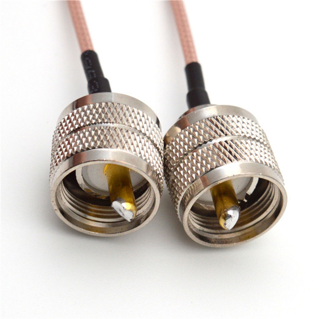 Connector Cable SL16-JJ UHF-JJ Male To Male RG174 50CM RF Cable Assemblies