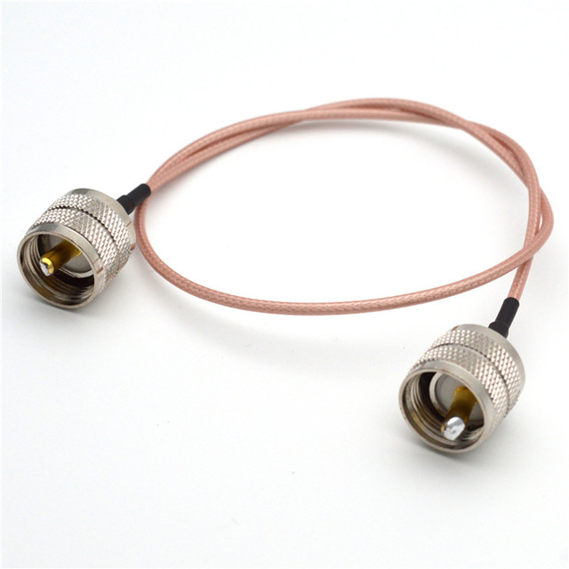 Connector Cable SL16-JJ UHF-JJ Male To Male RG174 50CM RF Cable Assemblies