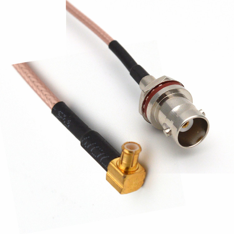 Wireless Coaxial Jumper Cable MCX Male SMC 3ft RF Coax Adapter RG 178 1.13 Lmr400
