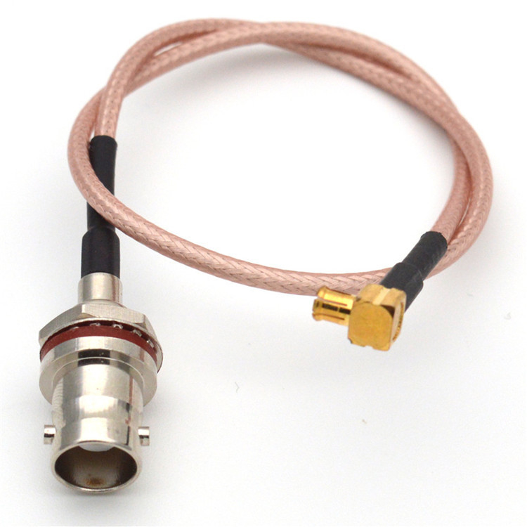 Wireless Coaxial Jumper Cable MCX Male SMC 3ft RF Coax Adapter RG 178 1.13 Lmr400