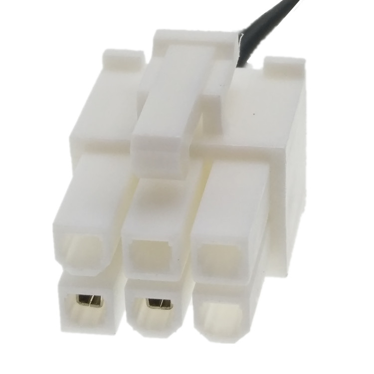 6P  4.2mm Pitch Connector Molex 5557-0600 With 2468 24AWG Flat Ribbon Cable supplier