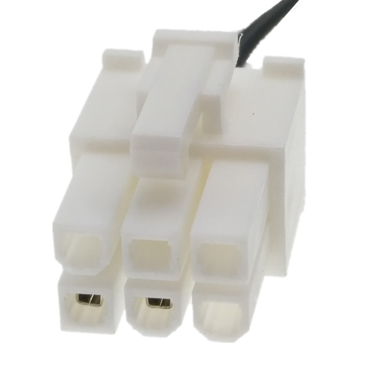 6P  4.2mm Pitch Connector Molex 5557-0600 With 2468 24AWG Flat Ribbon Cable