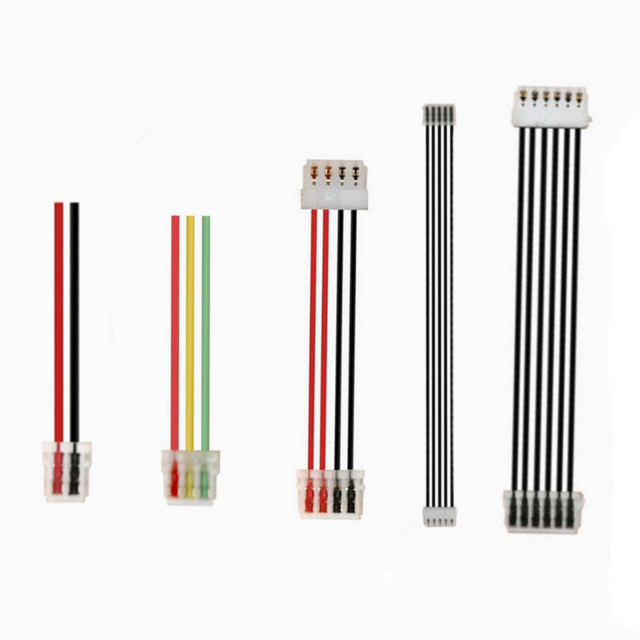 22 Pin Prick Type JST SUR 0.8mm Pitch IDC Low Profile  Electric Wire Harness