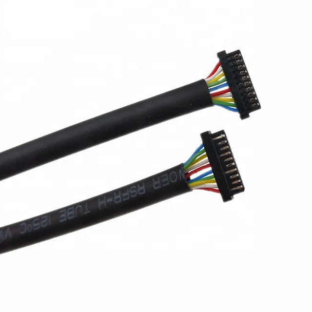 Ul1571 32 Awg Custom Harness 0.8mm Pitch 10 Pin DF52-10P-0.8C  PVC Cable