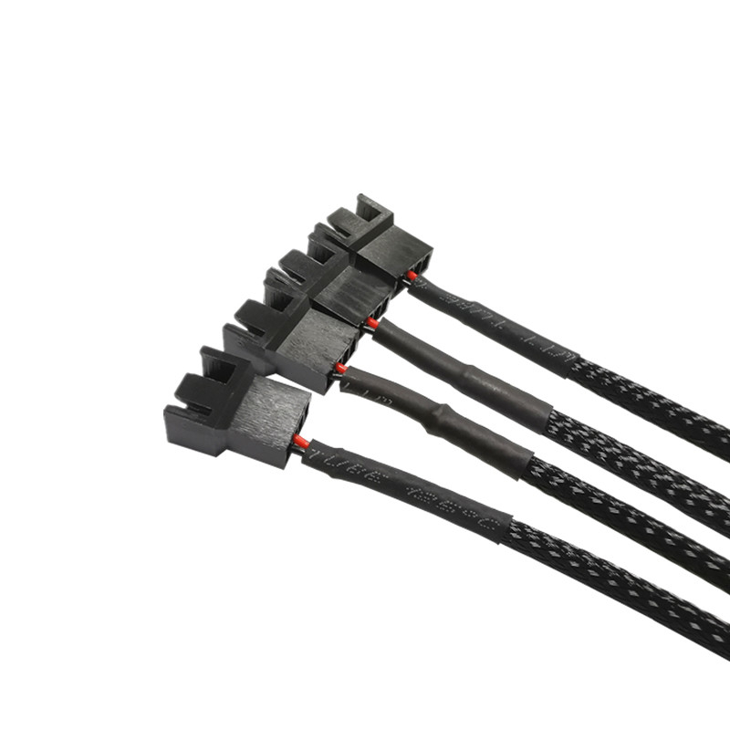 Sata 15pin To 4pin Pwm Computer Case Fan Splitter