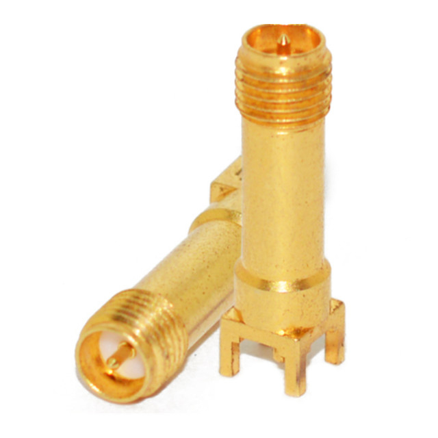 RP Sma Female Base Antenna Adapter Straight Rf Base Solder Terminal Connectors supplier