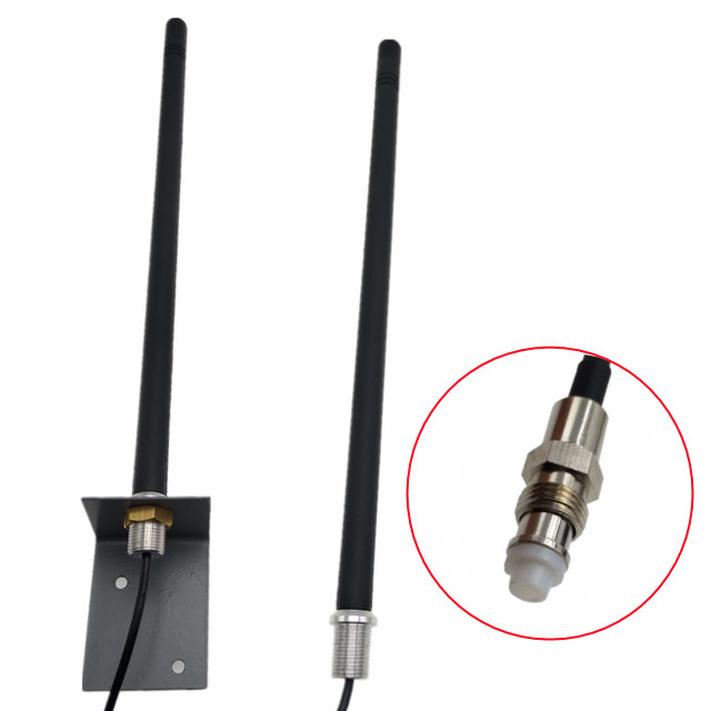 GSM External Omni Rubber Duck Slim Screw 4G LTE Antenna With Wall Mount Bracket supplier