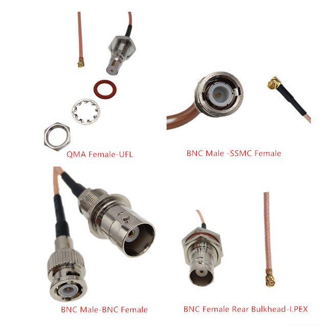 SMA Male To SMA Male RG174  RF Jumper Coaxial Pigtail Extension Cord