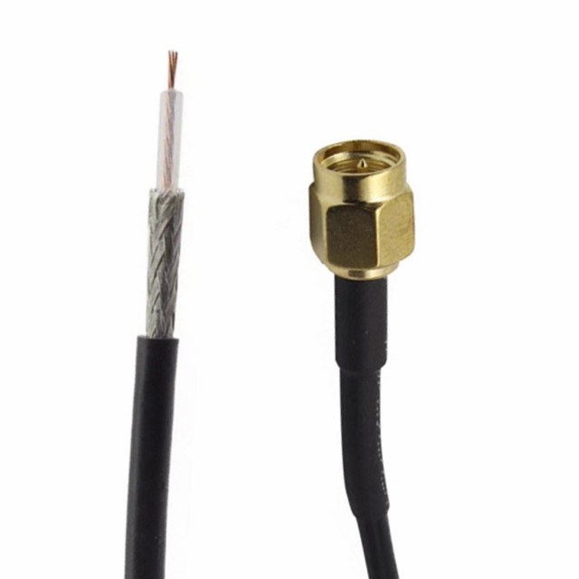 SMA Male To SMA Male RG174  RF Jumper Coaxial Pigtail Extension Cord