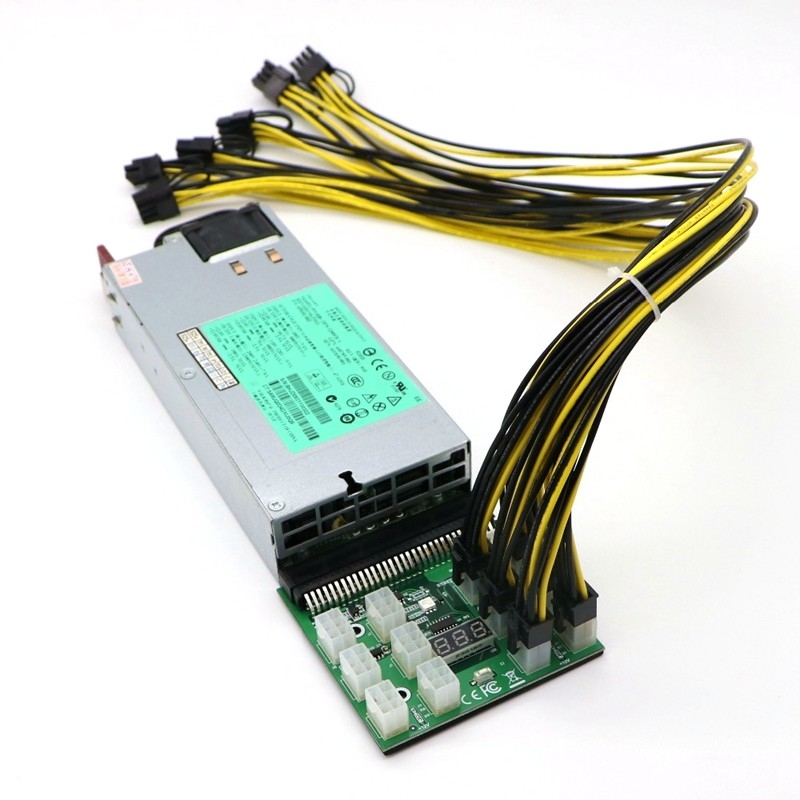 16AWG 6PIN MALE TO 8PIN MALE Pci E Power Cable  For Graphics Card