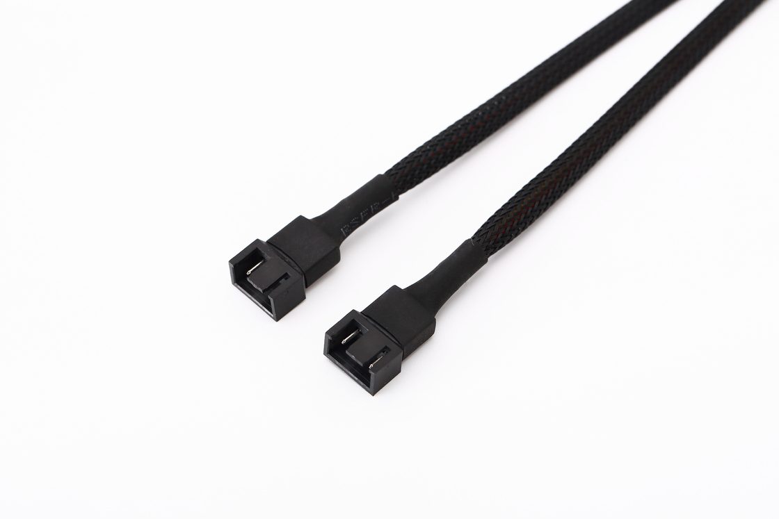 Ul1007 22awg PC Fan Splitter Cable Pwm Fan Splitter 4 Pin To 3 Pin