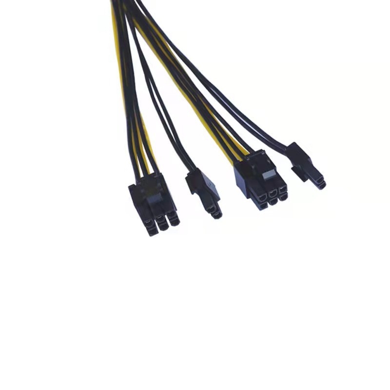 8 Pin To Dual 8 Pin Converter Pcie Vga Splitter Hub Power Cable For Graphics Gpu
