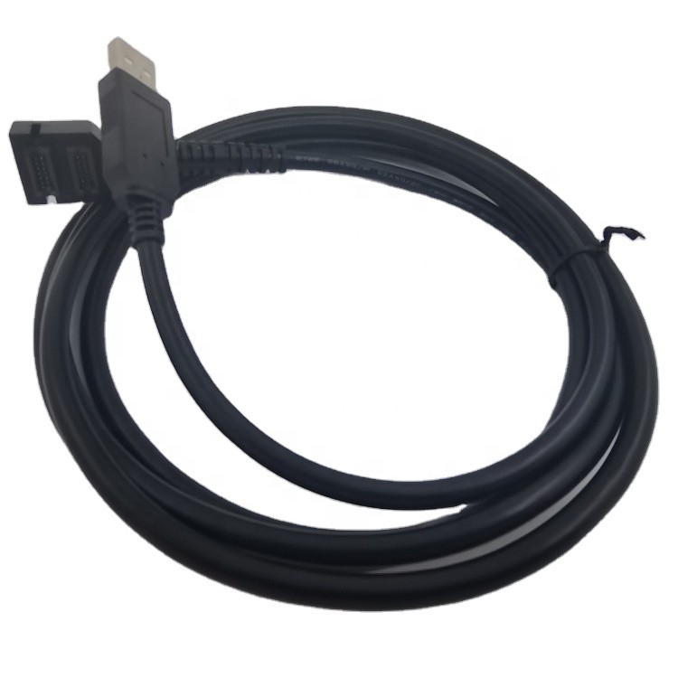 Double Two USB2.0 A Male LVDS Cable Assembly 14 Pin IDC For Verifone VX820