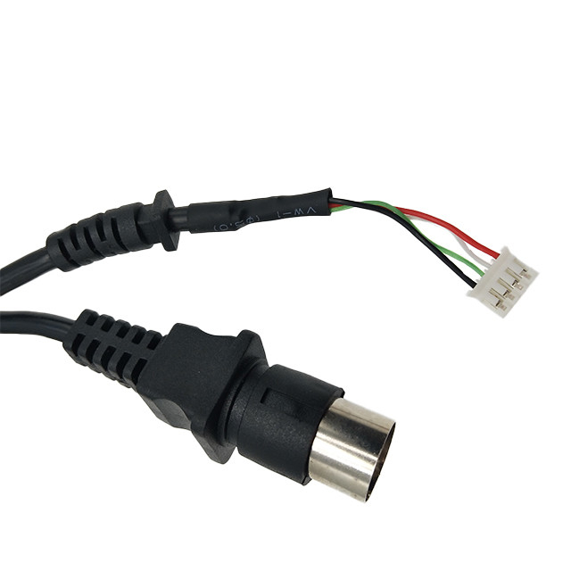 4 Position Black Color Female Socket Wiring Harness For HDMI 2.0v 24AWG MOQ 100 Pcs