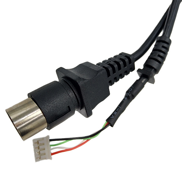 4 Position Black Color Female Socket Wiring Harness For HDMI 2.0v 24AWG MOQ 100 Pcs