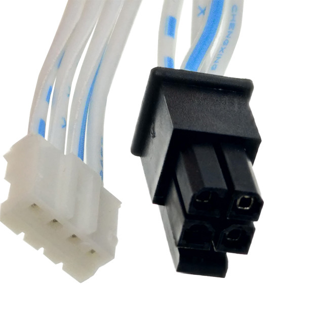Rubber 3MM Flat Ribbon Cable Assembly VERT DUAL 2*2Pin To JST JST PH