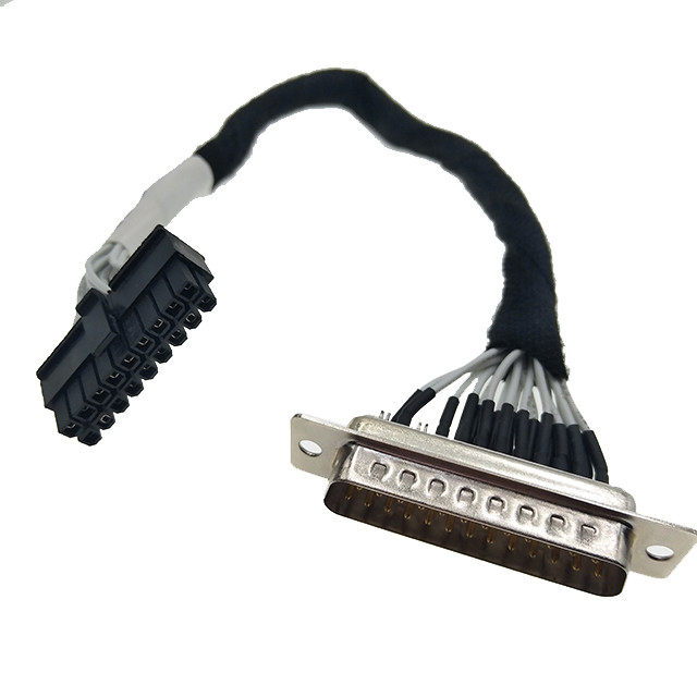 Db25 Male Connector 25 Pin To 3mm Dual Row 2*9P Wire Harness