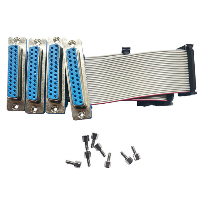 AWM2651 28awg 64 Pin 2.54mm Pitch IDC Connectors FPC Ribbon Cable