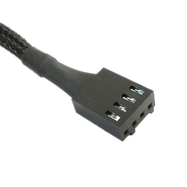 22AWG Computer 4 Pin Pwm Fan Splitter Connector Tinned Copper Conductor