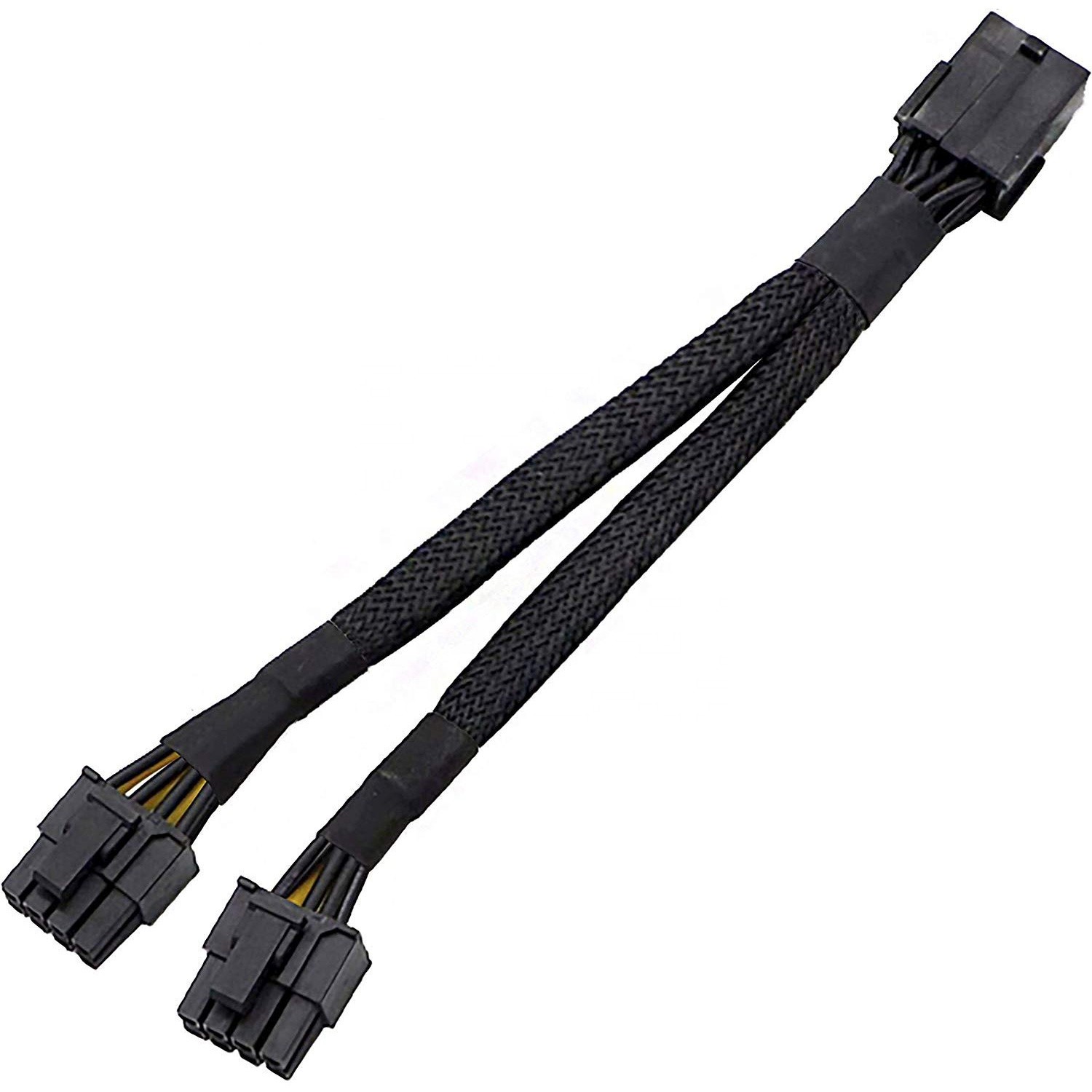 Computer 8 Pin Female Braided Sleeved PCIE GPU Minig Power Cable