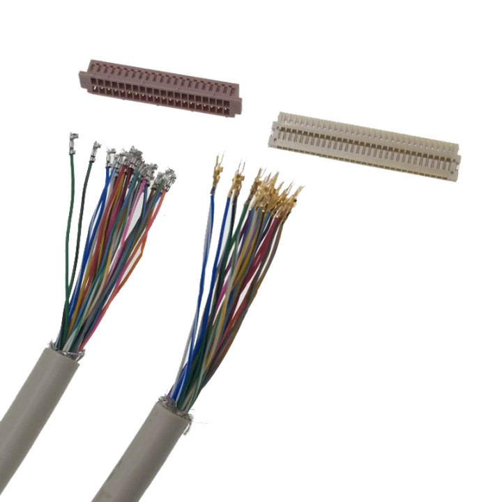 Hirose Df13 40 Pin Signal Wire LVDS Cable Assembly With Round Female